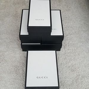 6x Gucci Mens Shoe Boxes